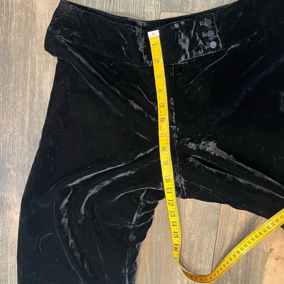 Ann Taylor Signature Fit Women’s Black Velvet Pants Sz 6 lined - Picture 5 of 8